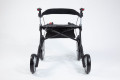 Rollator with seat and backrest