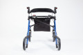 Blue rollator