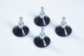 Half Step Extra Large 1000mm x 1000mm Black with Single Extra Large Size Handrail