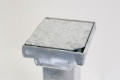 Anti-slip surface on the telescopic bollard 