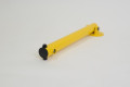 Folded yellow bollard
