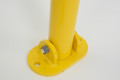 Pre-drilled holes on the folding security post
