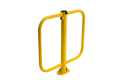 Yellow security post 