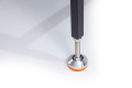 Portable platform adjustable feet