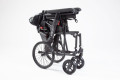 Folded transit wheelchair