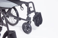 Transit wheelchair leg rests