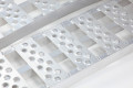Aluminium loading ramp surface and support bar