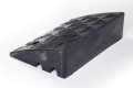 Back of black rubber kerb ramp