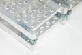 Aluminium motorcycle ramp folded hinge
