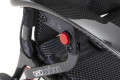 Button on the side of the powerchair 