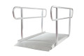 Fully assembled wheelchair ramp