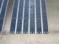 Rubber coating on channel ramps
