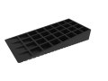 Rubber threshold ramp TRP6RT 6/152.4mm High 400mm wide 914.4mm deep 17.2kg)