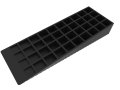 Rubber threshold ramp TRP7RT 7/177.8mm High 400mm wide 1066.8mm deep 24.5kg)