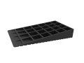 Rubber threshold ramp TRP5RT 5/127mm High 400mm wide 762mm deep 12.6kg)