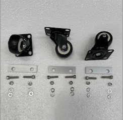 Rollable ramp wheels and fixings 