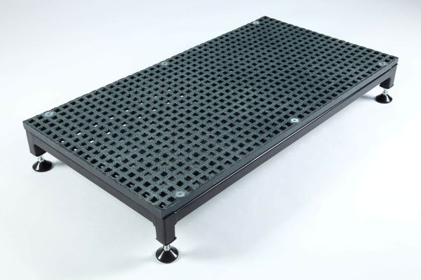 Black adjustable half step 