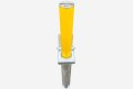 Yellow telescopic bollard with handle 