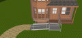 Modular ramp front view 