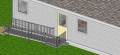 Technical drawing of 2700mm modular ramp 