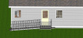 3800mm wheelchair ramp with handrails 
