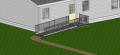 Fully assembled modular ramp 
