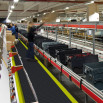 Anti-fatigue matting in a factory 