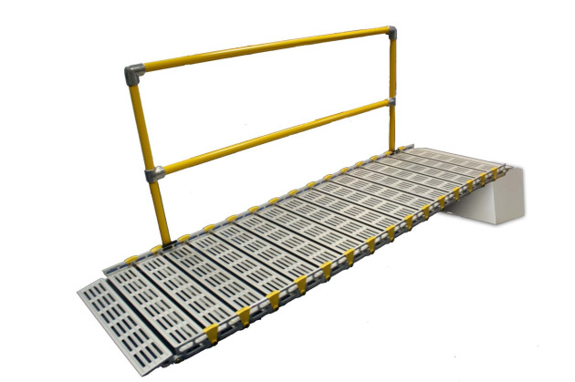 Single Roll A Ramp Handrail For 16ft Ramp