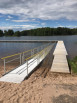 Aluminium modular ramp in water 