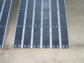 Rubber coating on channel ramps 