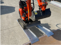 Digger driving ramp 