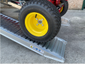 Foot of the ramps resting on ground 