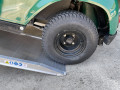 Vehicle driving up ramps 