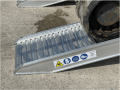 Foot of the loading ramps