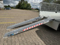 Heavy duty loading ramps on trailer 