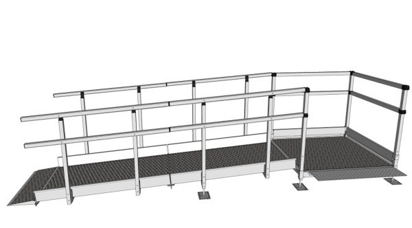 2.7m modular ramp 