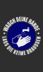 Safety Mats - Wash Hands Reminder Mat Grey 