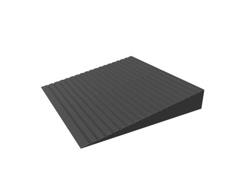 1x Pair of Rubber Threshold Ramp TRP5RT 5/127mm High 400mm wide each