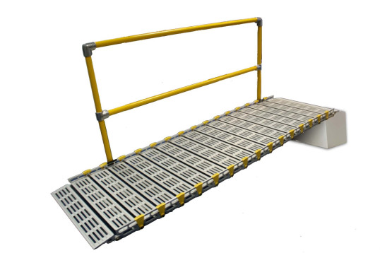 Single Roll A Ramp Handrail For 16ft Ramp