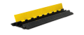 Open hinge lid cable protector