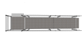 Modular ramp with connection plate 