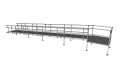 Technical drawing of modular wheelchair ramp