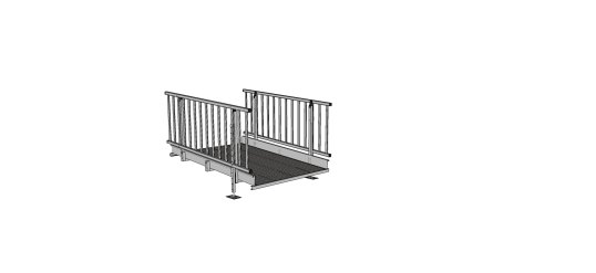 Ramp kit 1500mm x 1900mm (Balustrade handrails)