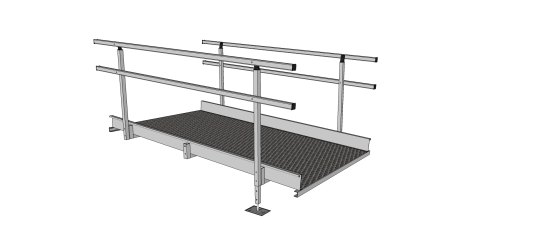 1500mm x 2310mm modular ramp section 