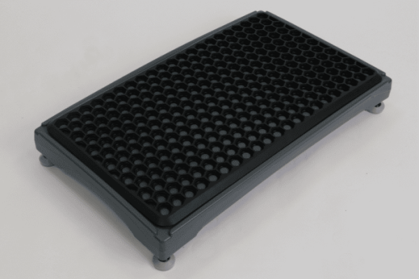 angled view of step