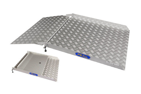 Folding drive in ramp folded and unfolded