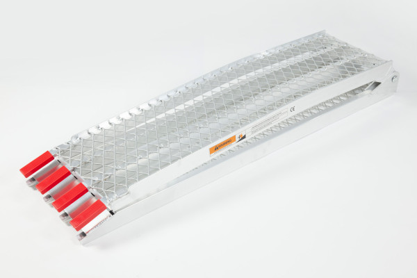 Folded motorbike ramp