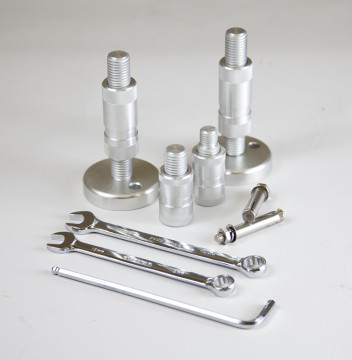 Adjustable threshold ramp leg kit for TRP-AD ramps