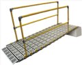 roll-a-ramp with handrails attached