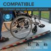 wheelchair ramp for scooters walkers and manual wheelchairs